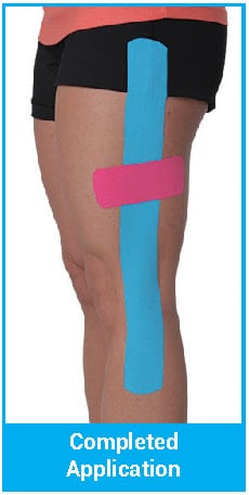 Vive IT Band Strap - Iliotibial Band Compression Wrap - Outside of